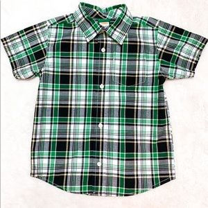 2T Boys Gymboree Short Sleeve Button Down Shirt
